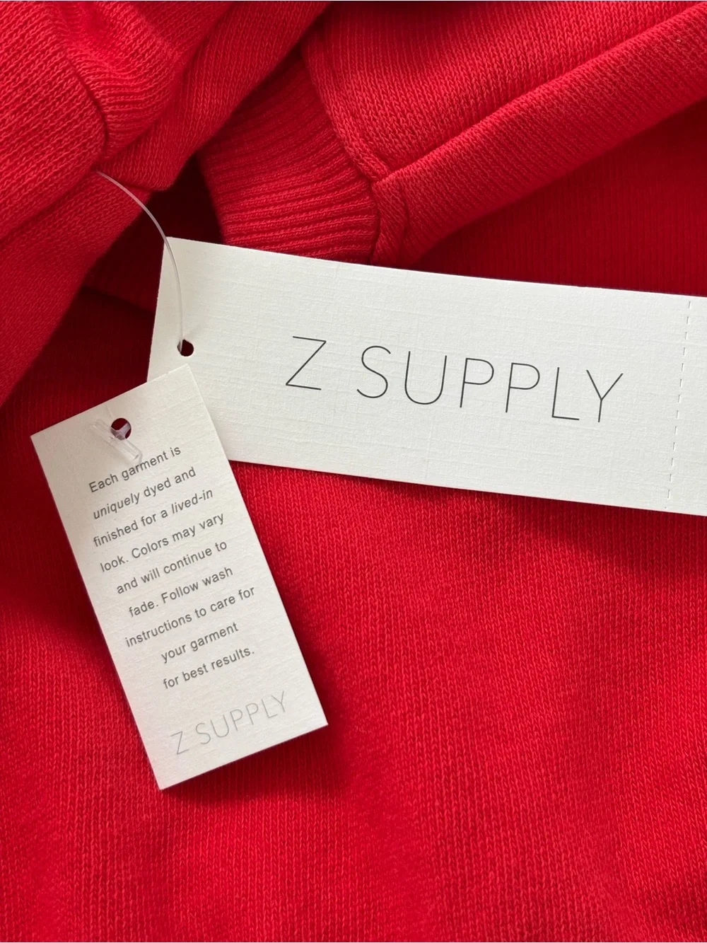 Z Supply USA Sunday Sweatshirt NWT Classic Crew Neck Comfort Style L